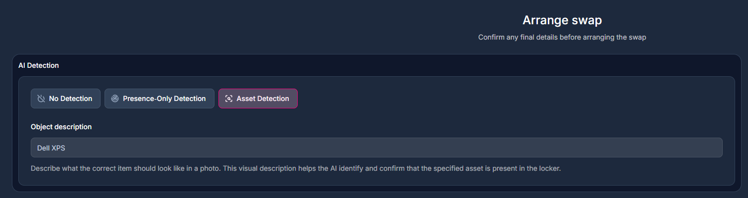 Swap AI detection options